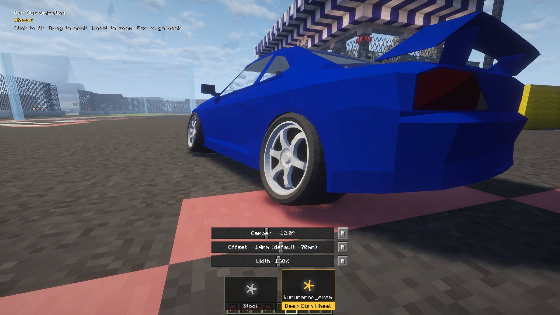 Wheels with negative camber